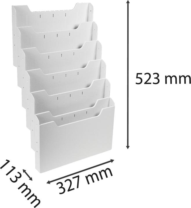 Productafbeelding Exacompta Wandbrochurehouder (A4, Over)