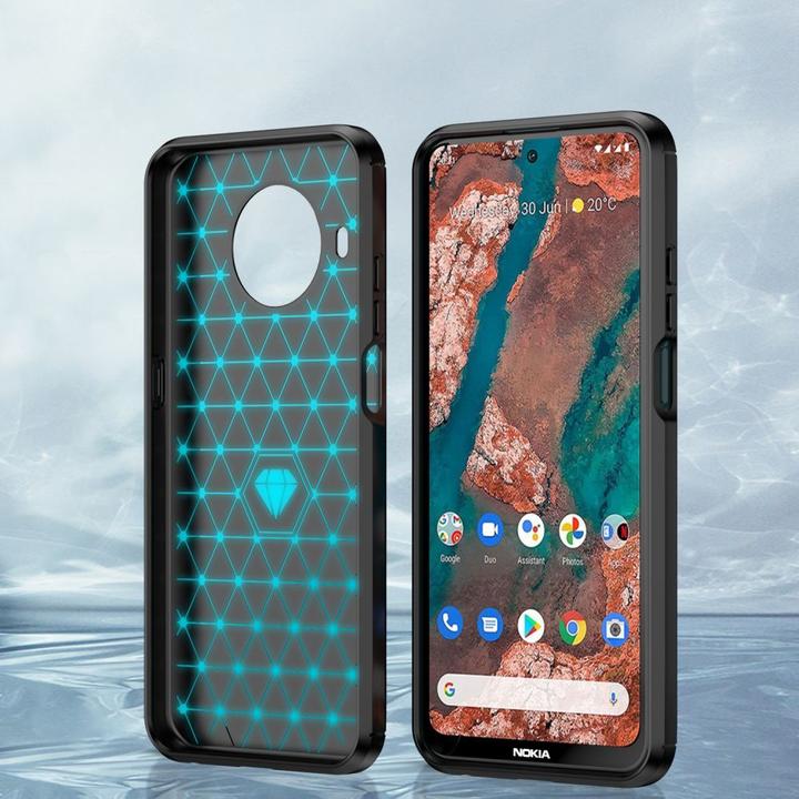 Actual product image Hurtel Carbon Case Flexible cover for Nokia X100 black (Nokia X100)
