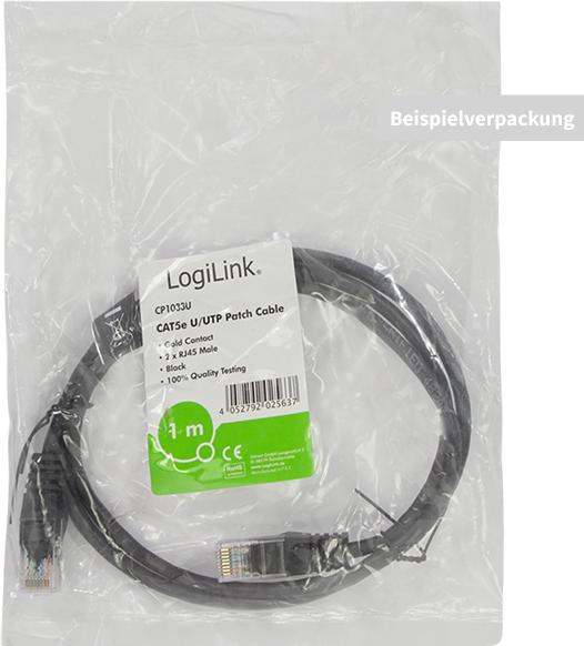 Produktbild LogiLink Netzwerkkabel (U/UTP, CAT5e, 10 m)