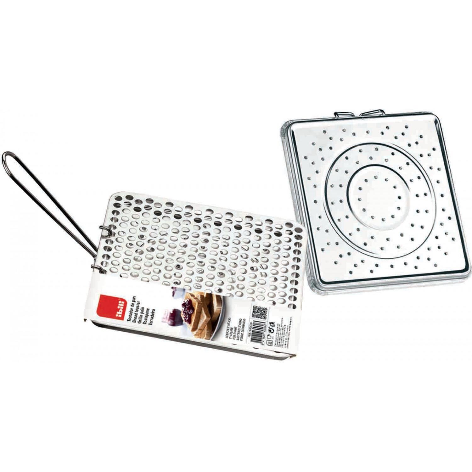 Ibili Toastpfanne 20 x 20 cm Zum Toasten von Brot und Aufbacken von Brötchen (49761908)