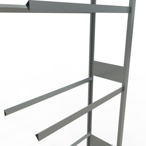 Produktbild Schulte Lagertechnik Räder-Anbauregal MULTIplus151