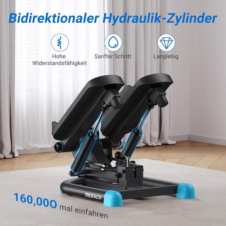Actual product image Merach Mini Swing Stepper mit Widerstandsbändern