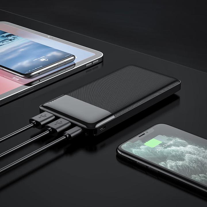 Productafbeelding Hoco Išorinė baterija Power Bank J72 10000mAh juoda (10000 mAh, 37 Wh)