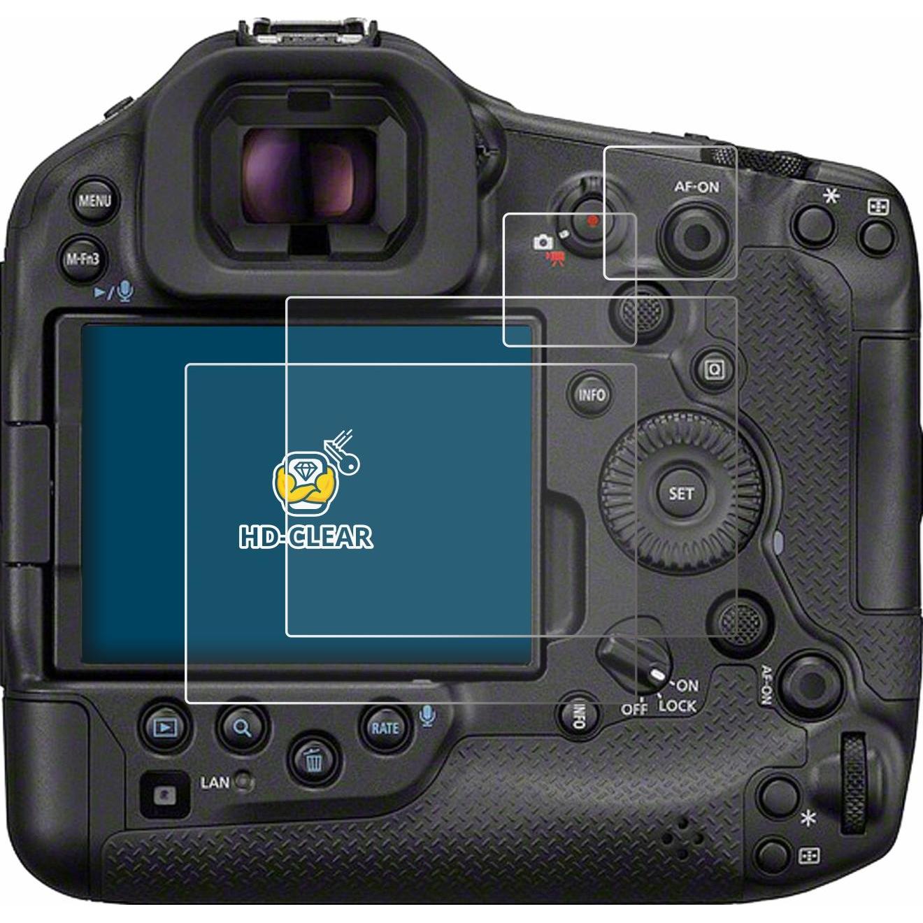 Thumbnail - BROTECT Schutzfolie Displayschutz Displayschutzfolie Folie Klar Transparent (Displayschutz, EOS R1), Kameraschutz, Trans...
