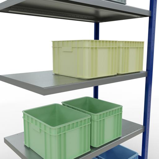 Image du produit Schulte Lagertechnik Système enfichable Élément suivant MULTIplus330 avec traverse de longueur