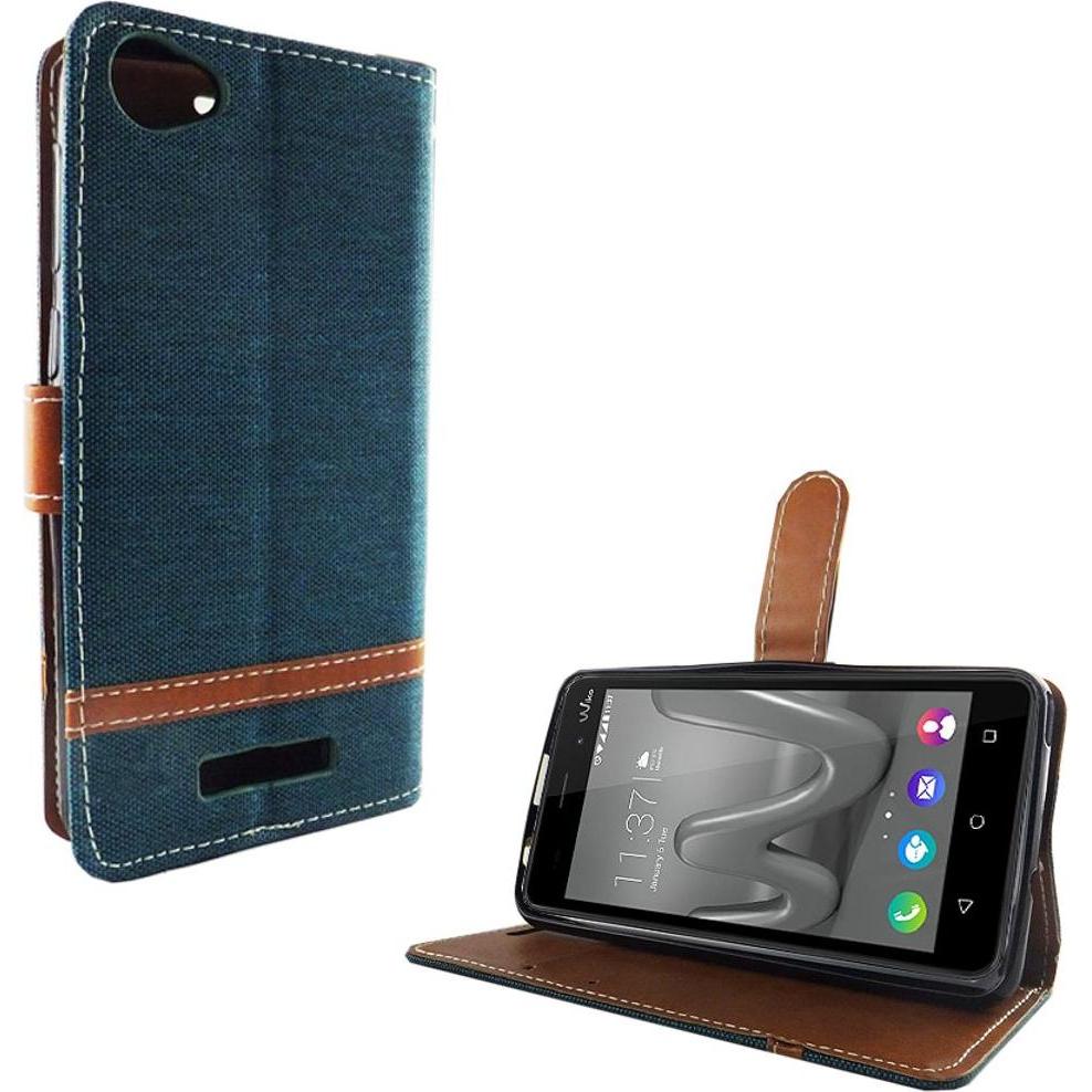 König Design Hülle Handy Schutz für Wiko Jerry Max Case Cover Tasche Wallet Etui Handyhülle (Wiko Jerry Max), Smartphone...