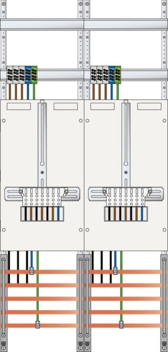 Produktbild ABN Z27520 Zählerplatz 3Pkt 2Z KlemmsteinZSK