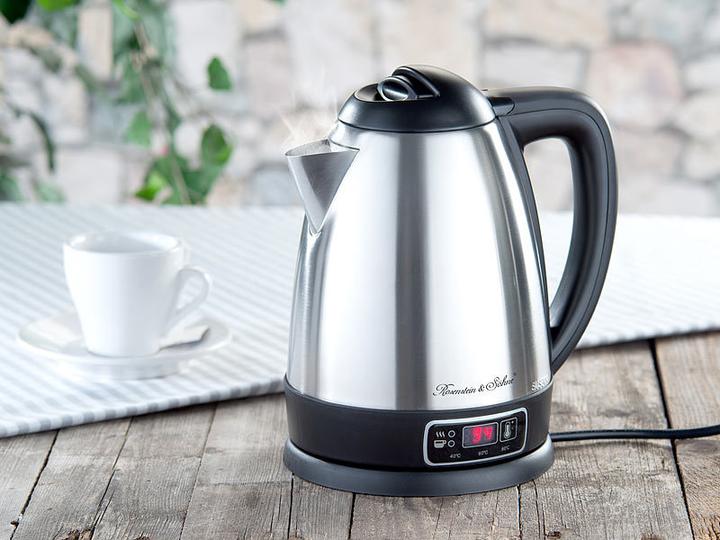 Actual product image Rosenstein & Söhne Stainless steel water boiler with temperature selection (1.80 l)