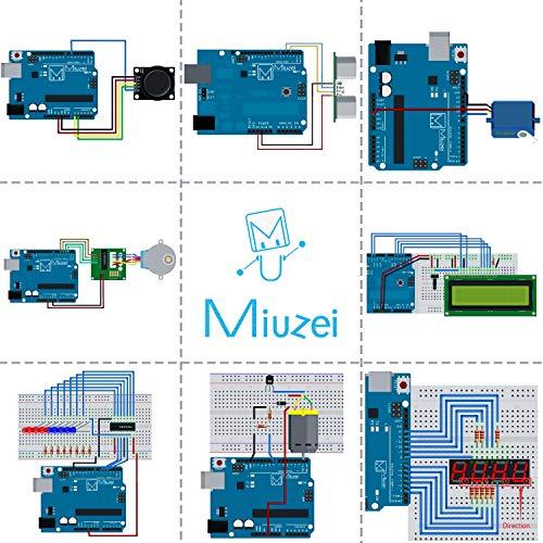 Actual product image Miuzei Starter Kit for Arduino projects with R3 microcontroller