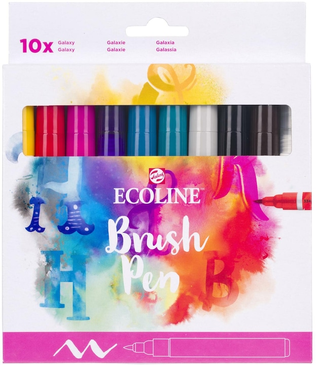 Talens Ecoline Brush Pen Set (Mehrfarbig, 10 x)