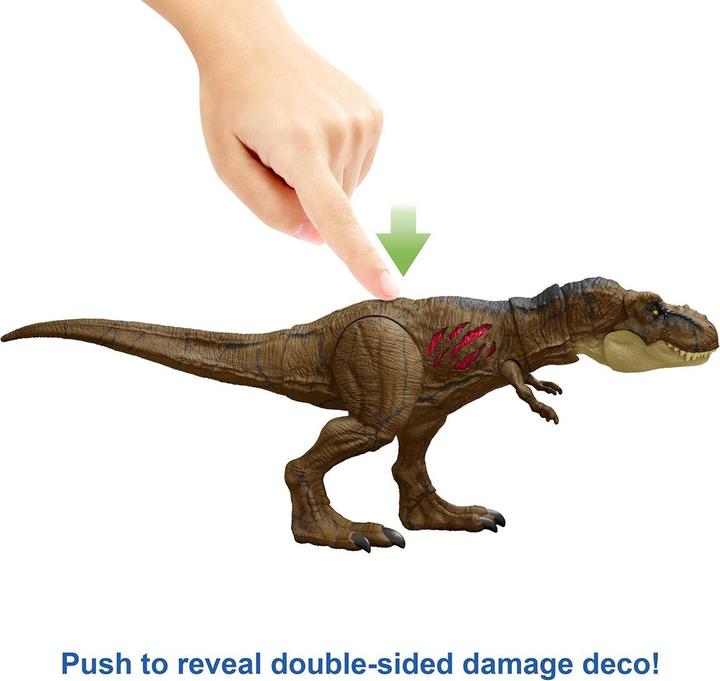 Produktbild Mattel Jurassic World Extreme Damage Tyrannosaurus Rex
