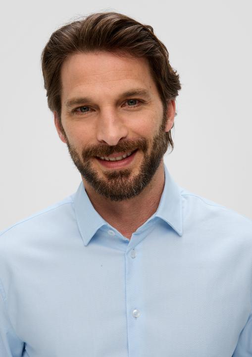 Immagine prodotto S.Oliver Hemd Elastisches Anzughemd mit Webstruktur (40)