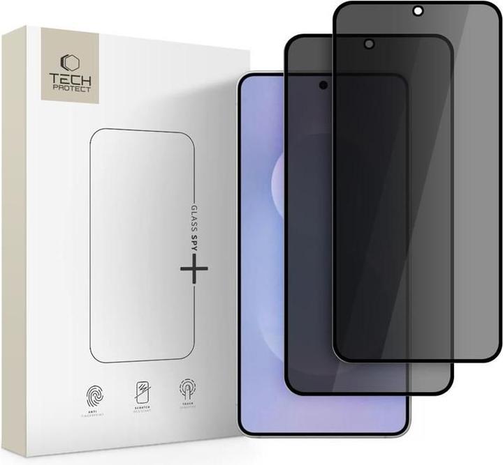Immagine prodotto Spigen Tech-Protect Glass Spy+ 2er-Pack Sichtschutzglas für Samsung Galaxy S25 Edge (2 Pezzo/i, Samsung Galaxy S25 Edge)