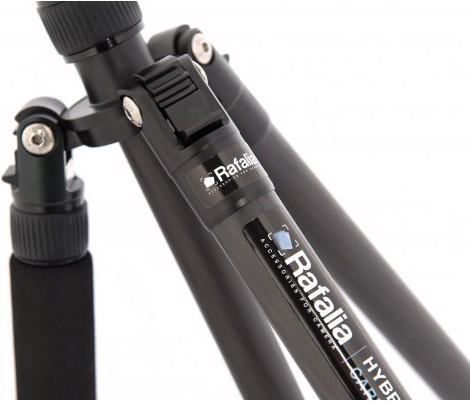 Actual product image Rafalia Carbon Hybrid 400 tripod - 4-section - modular monopod 14kg (Carbon)