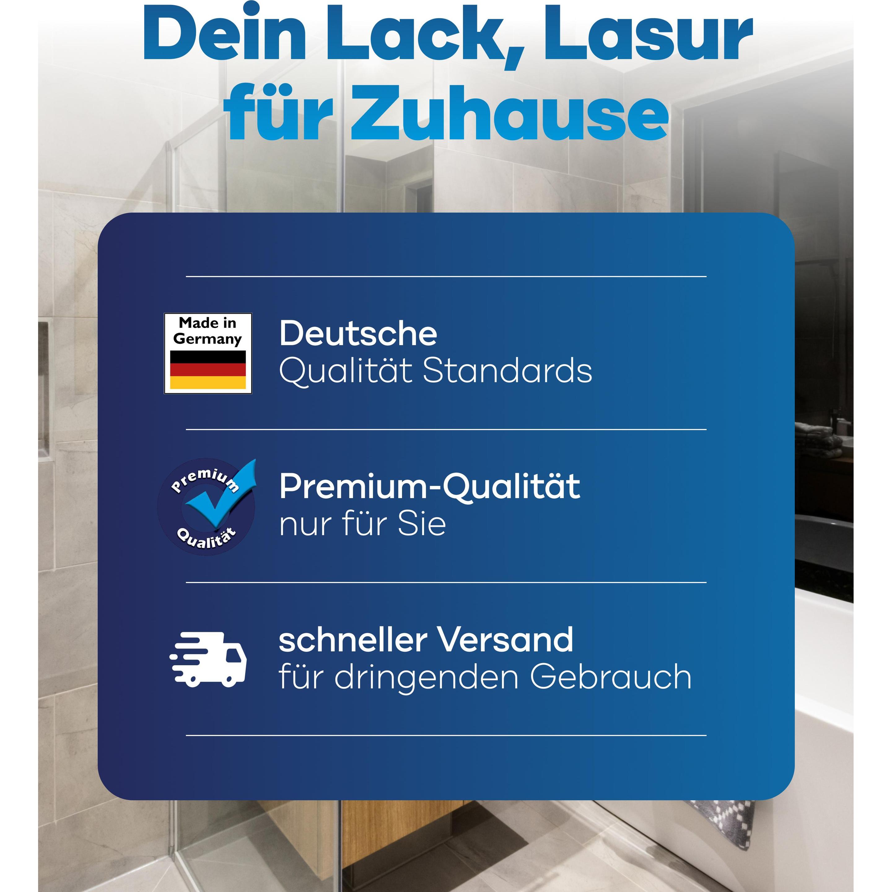 Thumbnail - Plid, Lack, Fliesenlack Set 0,75l glänzend, für ca. 8m² / Fliesenfarbe Lackierset (Lichtgrau, 0.75 l)