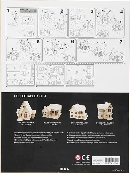 Produktbild Creativ Company 3D Wooden Construction Kit