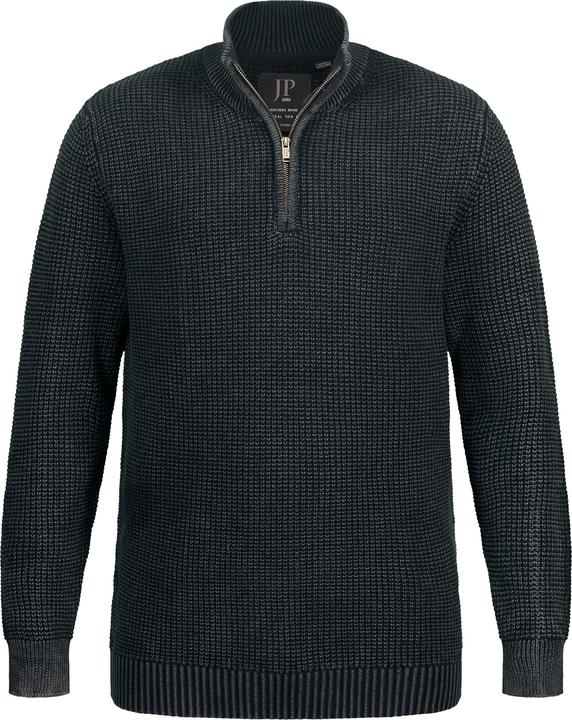 Produktbild JP1880 Troyer, Vintage Look, Stehkragen-Einsatz, Zipper (L)