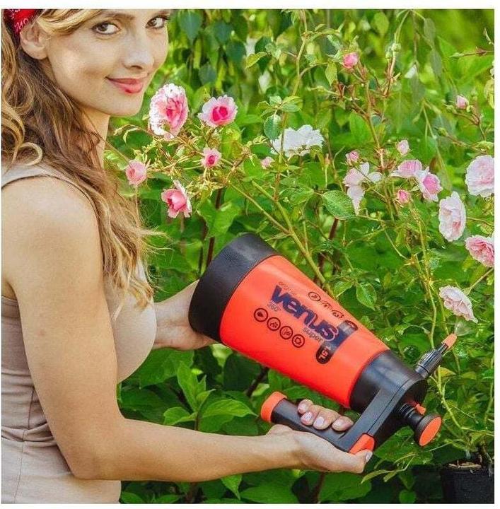 Immagine prodotto Kwazar 34700 Venus Super 360 gradi spruzzatore a pressione per giardino, arancione, 1,0 L (1 l)