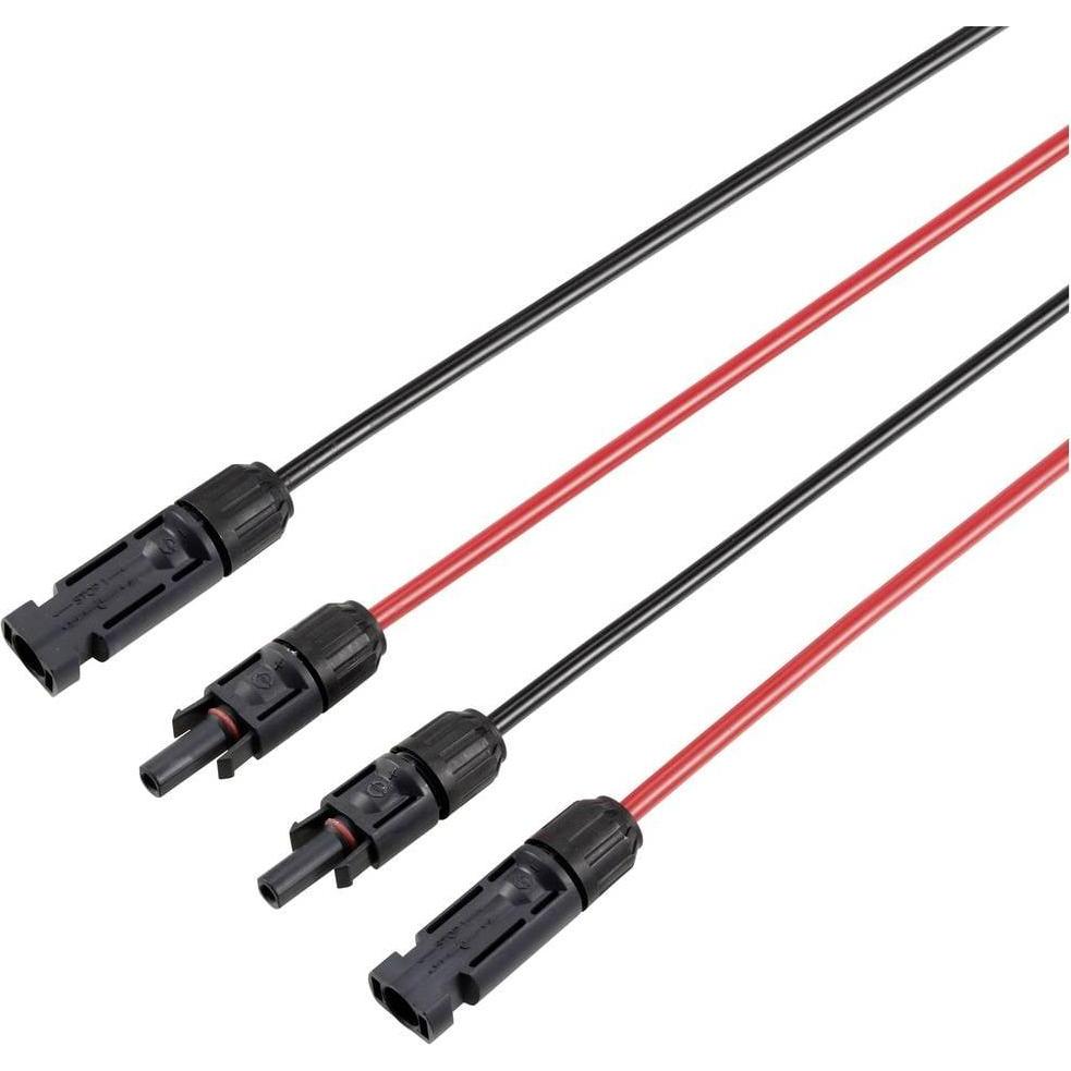 Thumbnail - Sygonix, Zubehör Solarenergie, SY-6408048 Solarstecker (Stecker und Buchse) Verlängerungskabel 4 mm² (Solarkabel)
