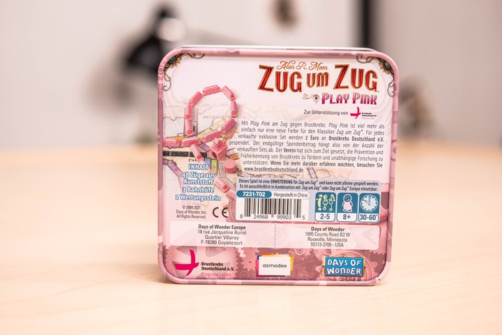 Productafbeelding Days of Wonder Ticket to Ride spelen Roze (Duits)
