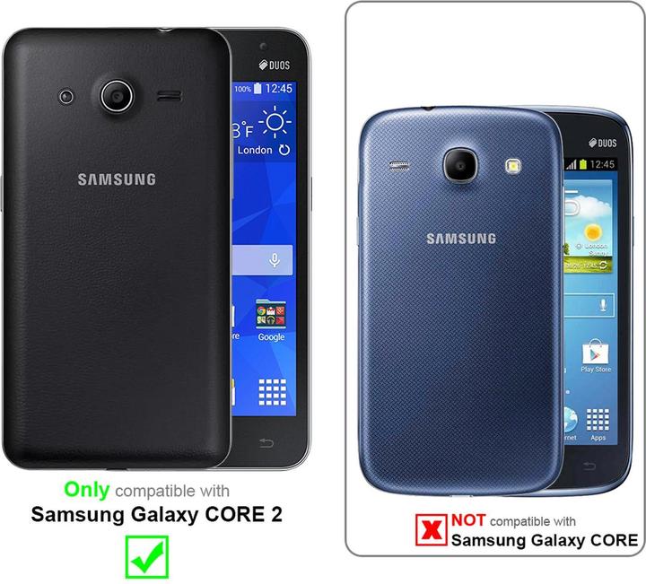 Immagine prodotto Cadorabo Flip Smooth Cover (coperchio liscio) (Samsung Galaxy Core 2)