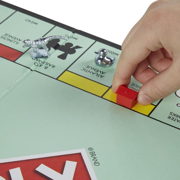 Actual product image Hasbro Gaming Monopoly Classic (French, German, Italian, 2 - 6 Players)
