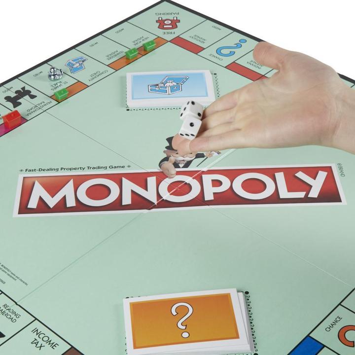 Actual product image Hasbro Gaming Monopoly Classic (French, German, Italian, 2 - 6 Players)