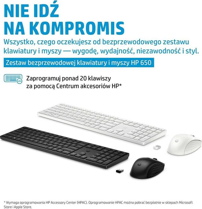 Actual product image HP 650 (Eng. Int., Wireless)