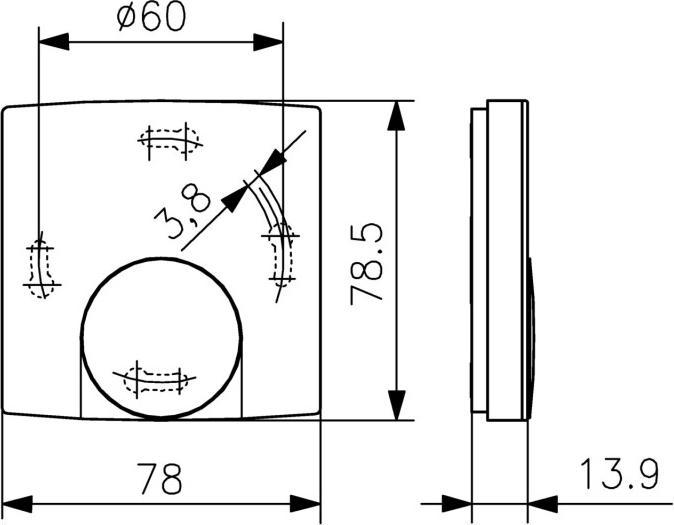 Actual product image ALRE Room temperature controller