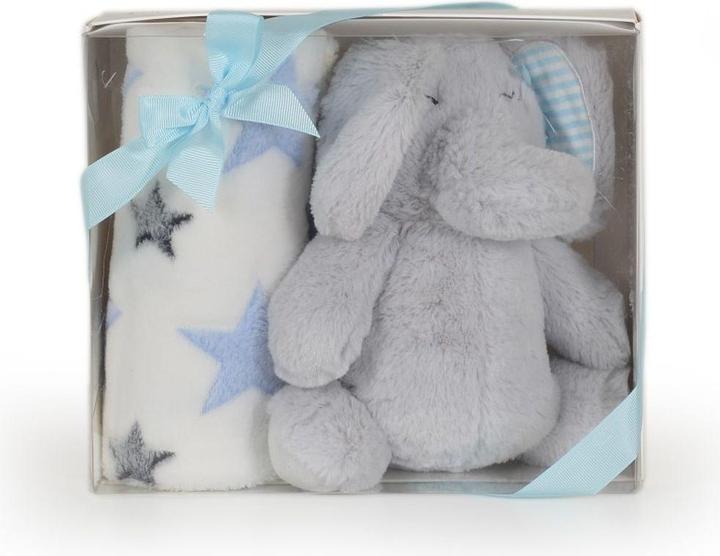 Actual product image Cangaroo Baby Blanket 90 x 75 cm Plush Animal (90 x 75 cm)