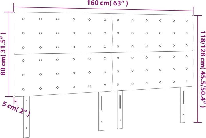 Immagine prodotto vidaXL Jeanette (160 x 5 x 128 cm)