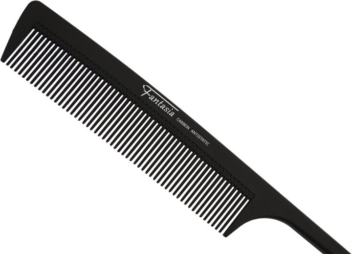 Produktbild Stielkamm, fein, Carbon, Anthrazit, Länge 22,5 cm