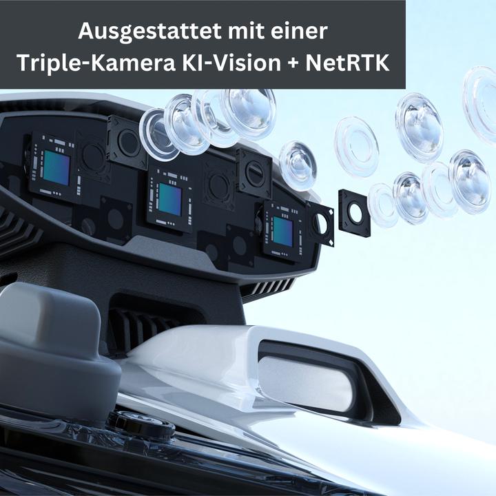 Actual product image Mammotion LUBA mini 2 AWD 1000 (1000 m², Without boundary wire)