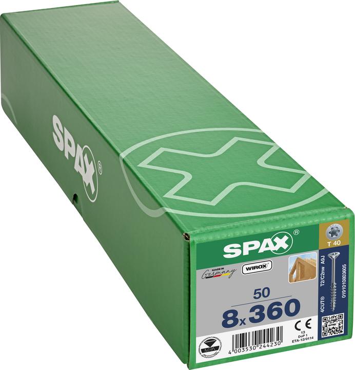 Produktbild Spax Senkmultikopf T-Star Plus T40 Teilgewinde Wirox (50 Schrauben pro Stück)