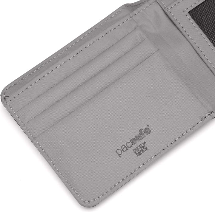 Actual product image Pacsafe RFIDsafe bifold wallet