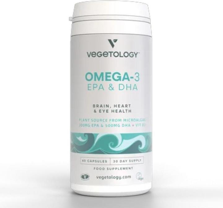 Produktbild Vegetology Opti3 Omega-3 EPA & DHA Kapseln (60 Stk., Kapseln, 300 g)