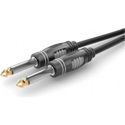 Hicon Sommer Cable HBA-6M-0060 Cavo di collegamento audio con jack (1x spina jack 6,3 mm (, Cavo audio