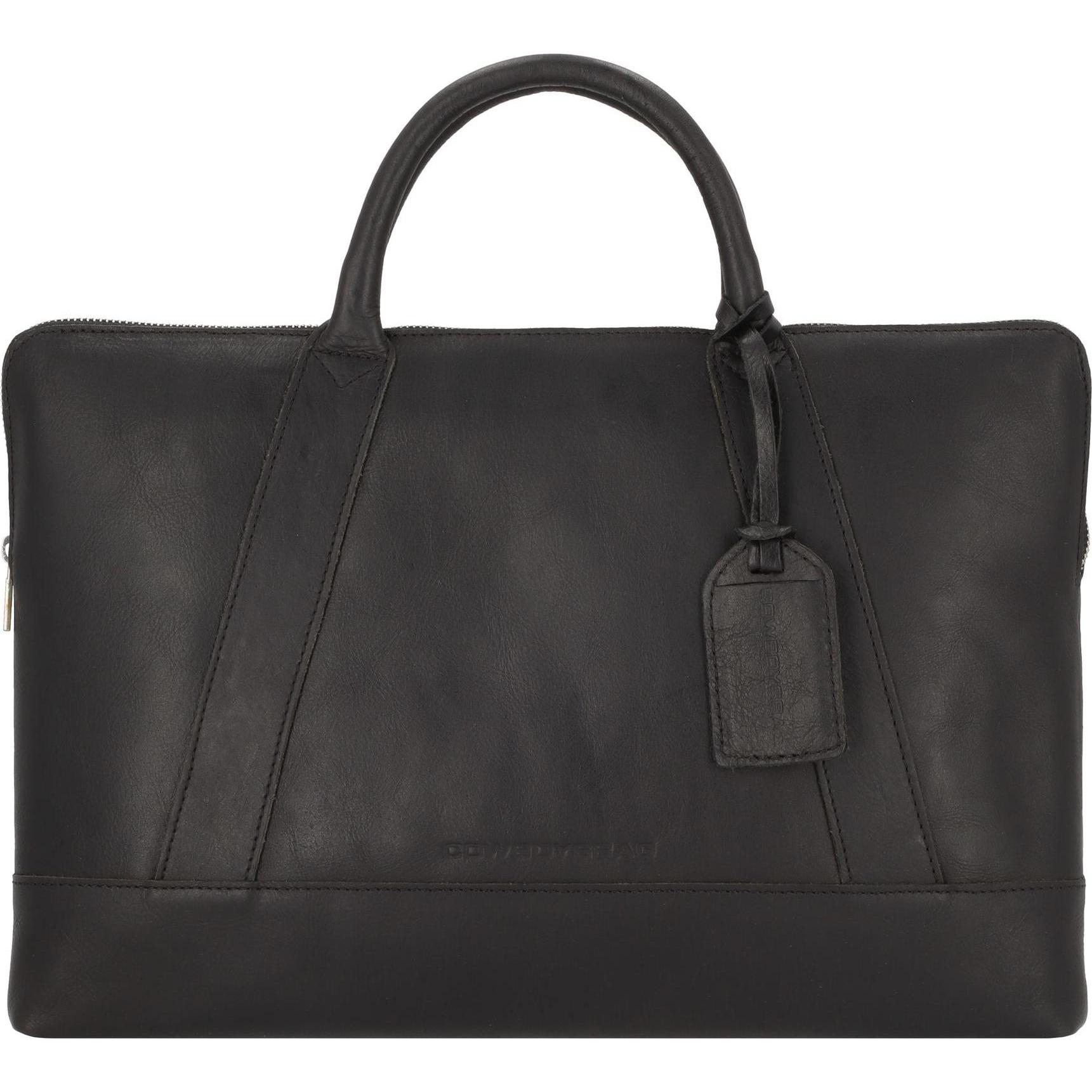 Cowboysbag Frederick Laptoptasche Leder 40 cm, Notebooktasche, Schwarz