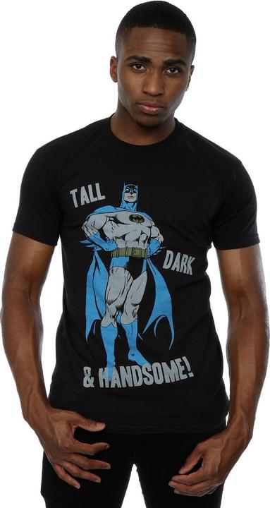 Actual product image Mens Batman Tall Dark And Handsome T-Shirt (XXL)