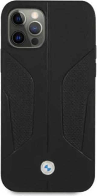Produktbild BMW Etui BMHCP12MRSCSK iPhone 12/12 Pro 6,1" czarny/black hardcase Leather Perforate Sides (Apple iPhone 12)