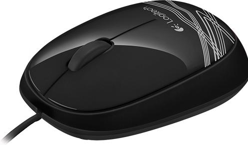 Actual product image Logitech Optical mouse M105 (Cable)