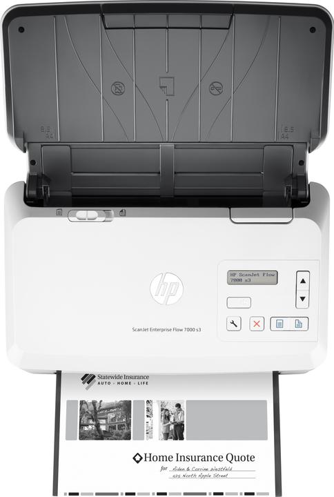 Immagine prodotto HP Scanner ScanJet Enterprise Flow 7000 s3 con alimentazione a fogli (USB)
