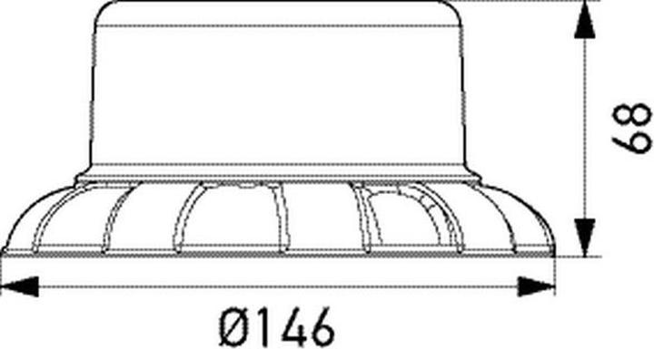 Image du produit Hella Feu à éclats LED vissé pour DAF