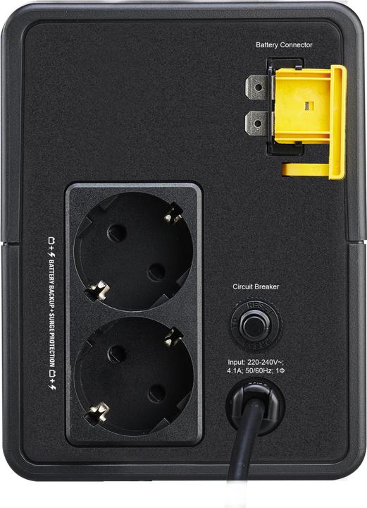 Produktbild APC BVX900LI-GR Unterbrechungsfreie Stromversorgung (USV) Line-Interaktiv 900 VA 480 W 2 AC-Ausgänge (900 VA, 480 W, Line-Interaktiv USV)