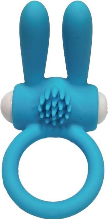 Actual product image Armony Mr Bunny Vibrator Ring Silicone Black