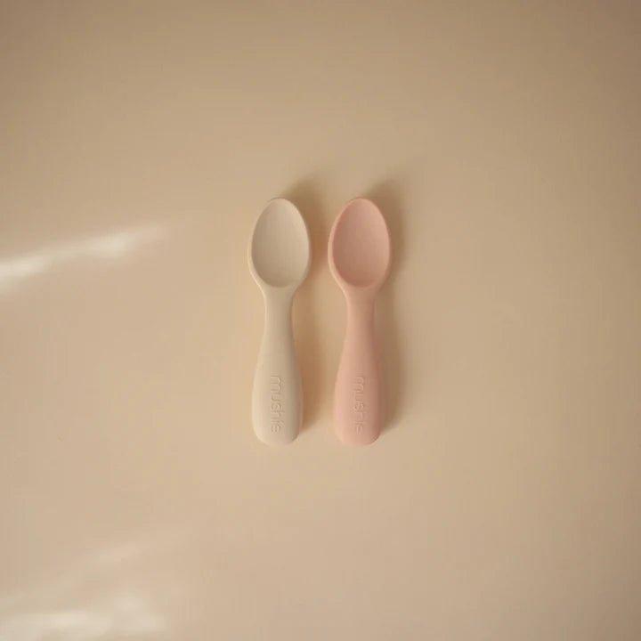 Actual product image Mushie Silicone spoon