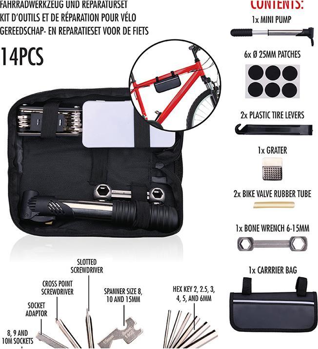 Actual product image Bicycle Gear Bicycle tool set 14pcs