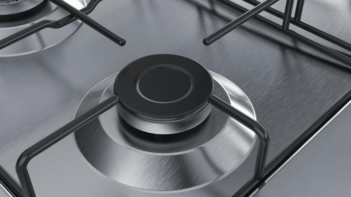 Image du produit Bosch Hausgeräte Bosch Series 4 PGP6B5B85 Acier inoxydable encastré 58 cm Gaz 4 Cuisinière(s)