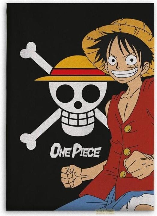 Actual product image Aymax ONE PIECE - Couverture Flanelle 110x150cm - Luffy