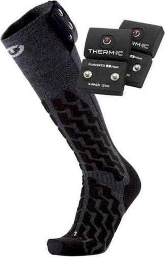 Image du produit Therm-ic PowerSock Set Heat Fusion Uni+ SPack 1200 (taille : 39.0 - 41.0, noir) (39 - 41)